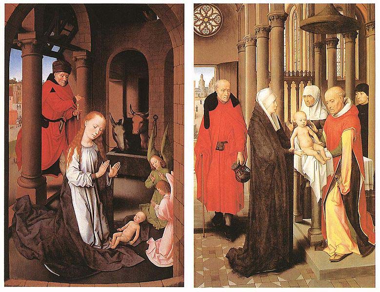 Hans Memling Wings of the Adoration of the Magi Triptych